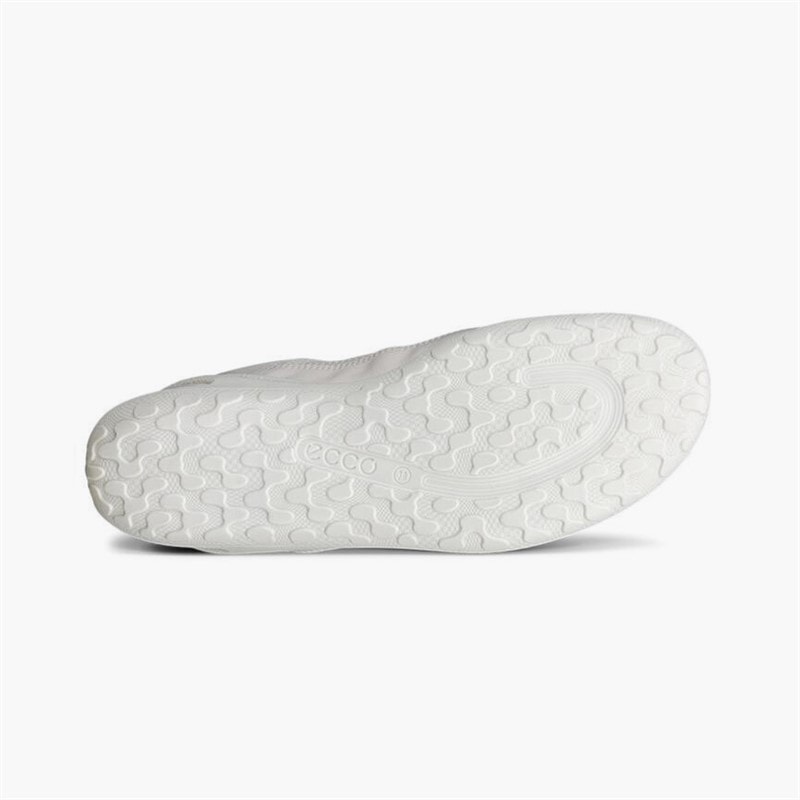 ECCO Womens Biom Everyday Lace Up Trainers White/White - Image 5