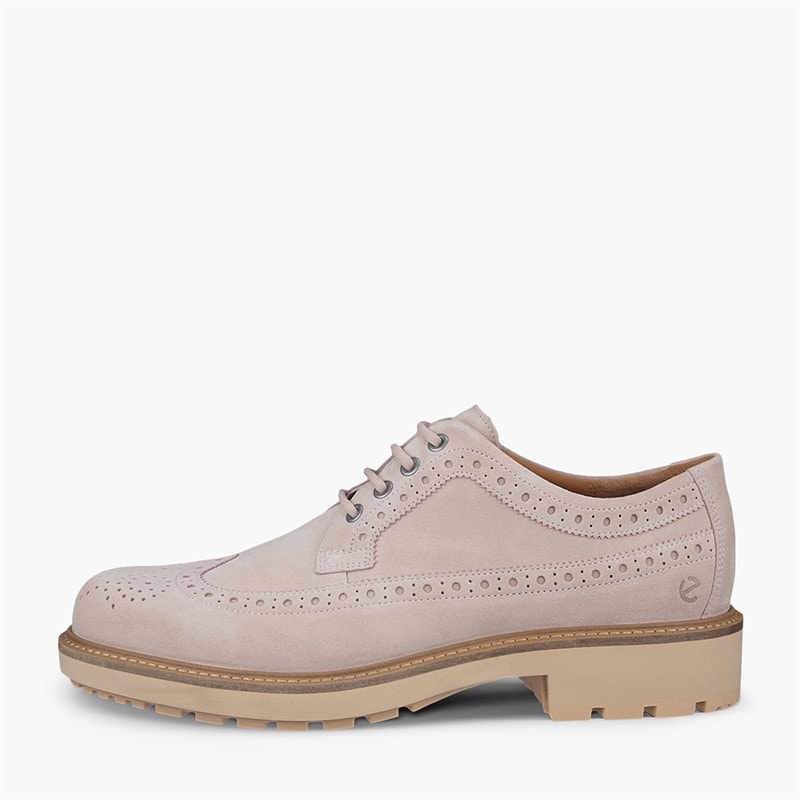 ECCO Mens Metropole Oslo Brogue Shoes Dust