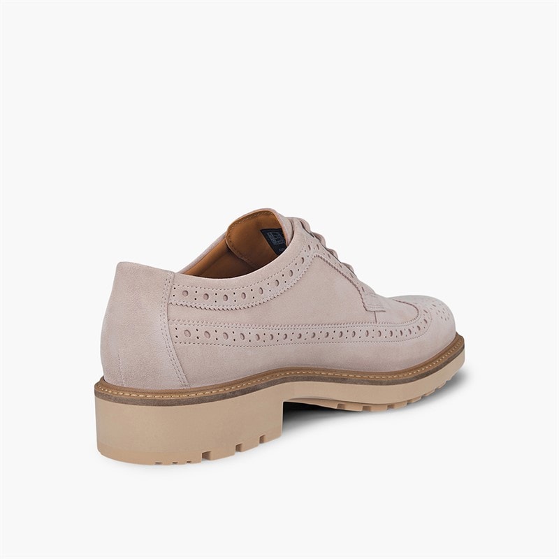 ECCO Mens Metropole Oslo Brogue Shoes Dust - Image 3