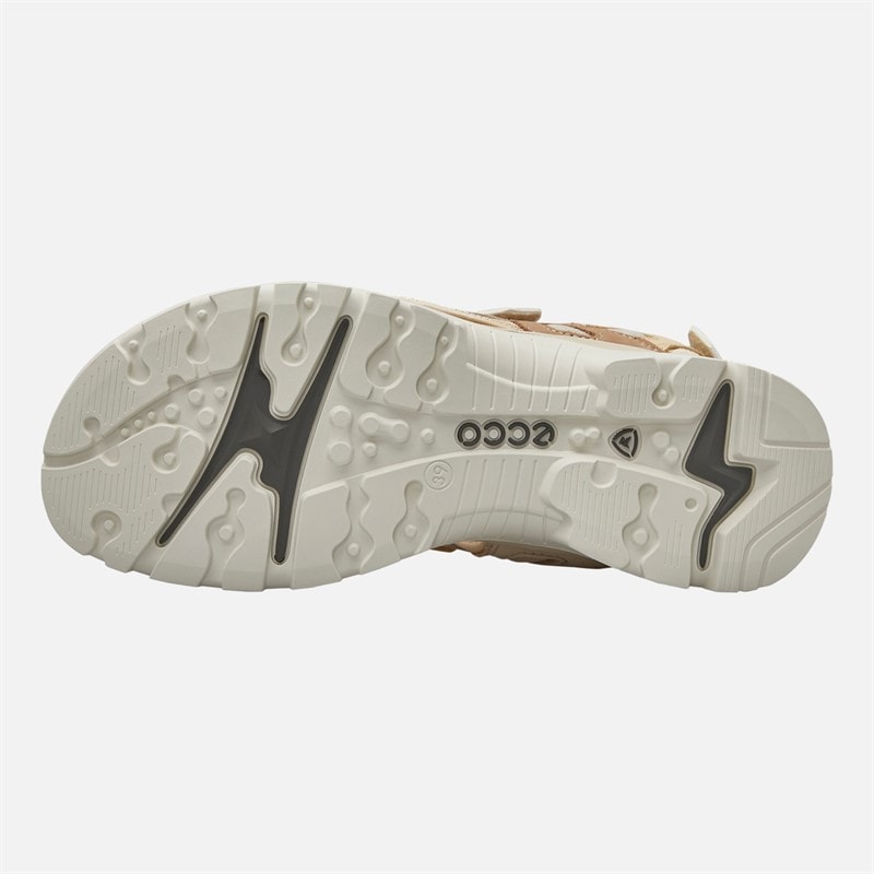 ECCO Womens Offroad Yacatan Nubuck Hiking Sandals Multicolour Straw - Image 2