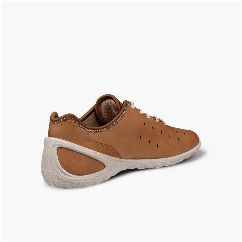 ECCO Womens Biom Everyday Lace Up Trainers Cashmere - Image 3