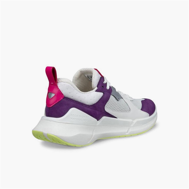 ECCO Womens Biom 2.2 Trainers Imperial Purple/White/Shadow White - Image 3