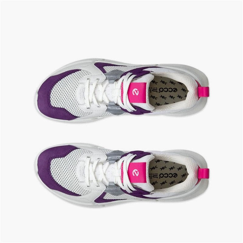 ECCO Womens Biom 2.2 Trainers Imperial Purple/White/Shadow White - Image 4