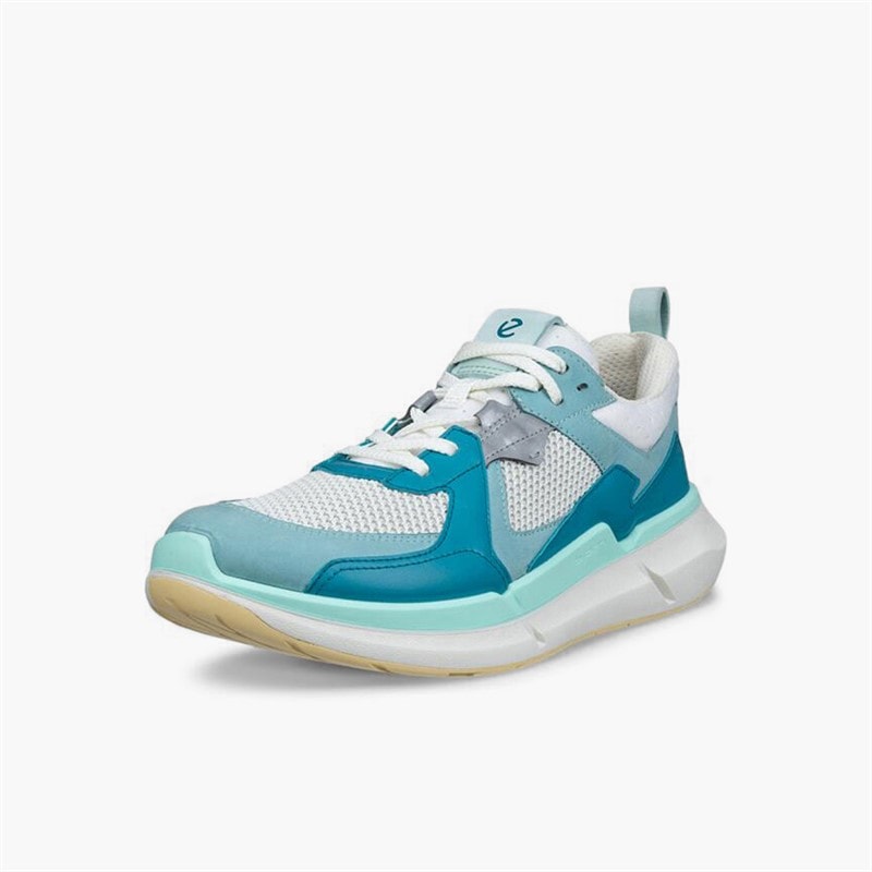 ECCO Womens Biom 2.2 Trainers Aquatic/Pagoda Blue/Shadow White - Image 2