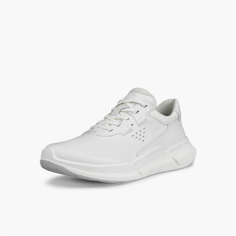 ECCO Womens Biom 2.2 Leather Trainers White - Image 2