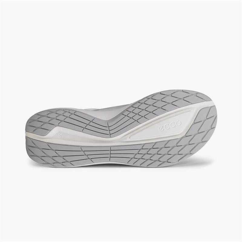 ECCO Womens Biom 2.2 Leather Trainers White - Image 4