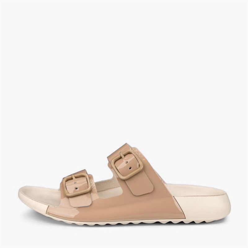 ECCO Womens Cozmo Dual Strap Sandals Nude - Image 1
