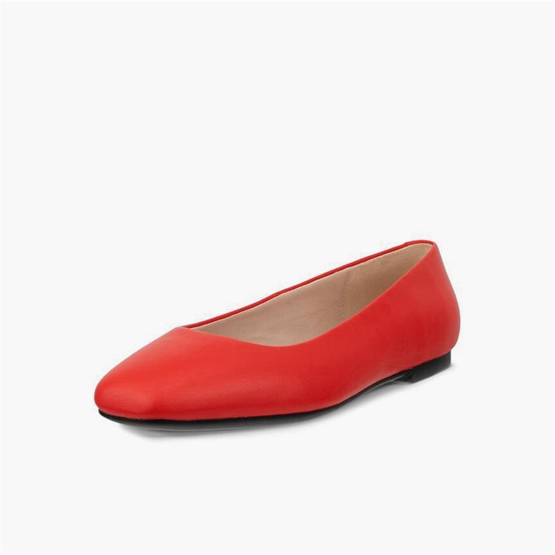 ECCO Womens Margot Ballerina Pumps Scarlet - Image 2
