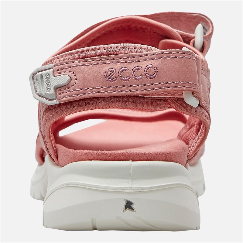ECCO Womens Offroad Yacatan Nubuck Hiking Sandals Old Rose - Image 3