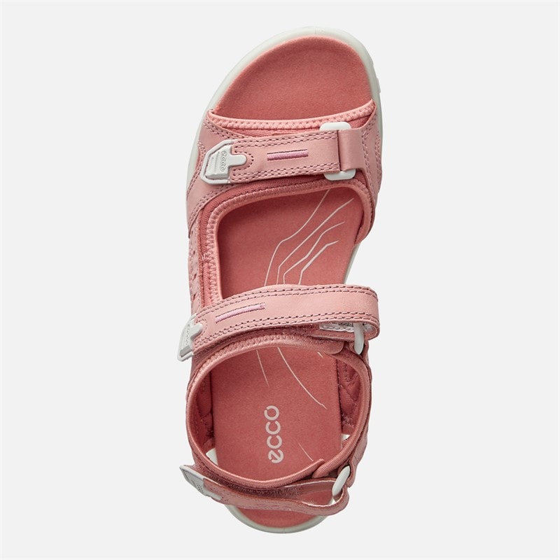 ECCO Womens Offroad Yacatan Nubuck Hiking Sandals Old Rose - Image 4