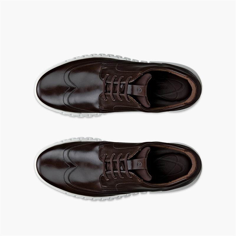 ECCO Mens Gruuv Studio Trainers Cocoa Brown/Mocha - Image 4