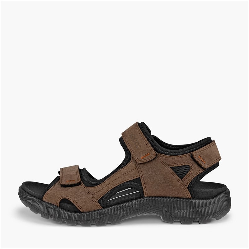 ECCO Mens Offroad Sports Sandals Cocoa Brown/ Black Cocoa Brown/Black - Image 1