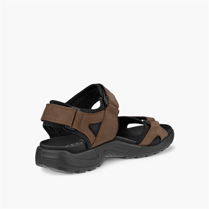 ECCO Mens Offroad Sports Sandals Cocoa Brown/ Black Cocoa Brown/Black - Image 3
