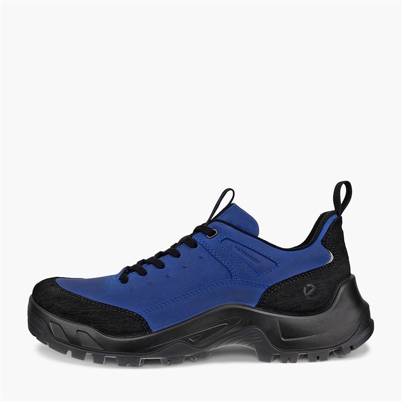 ECCO Mens Offroad Waterproof Trainers Black/Virtual - Image 1