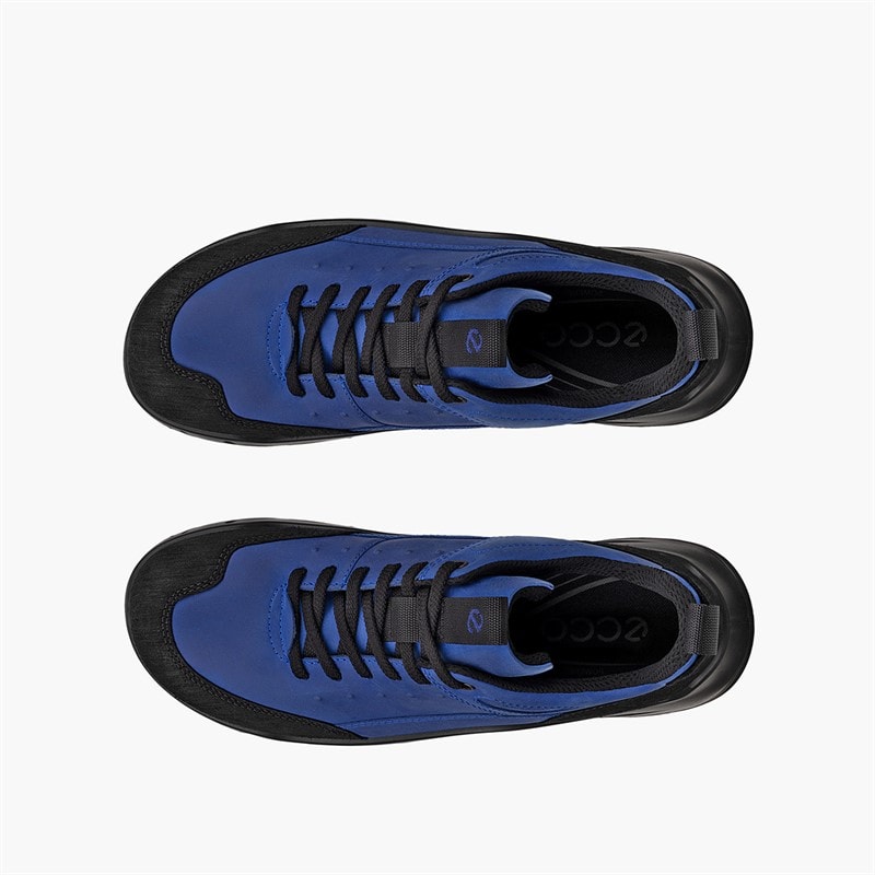 ECCO Mens Offroad Waterproof Trainers Black/Virtual - Image 4