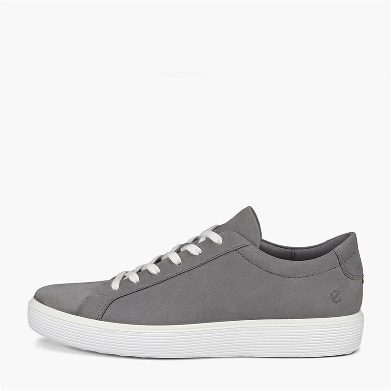 ECCO Mens Soft 760 Trainers Steel - Image 1