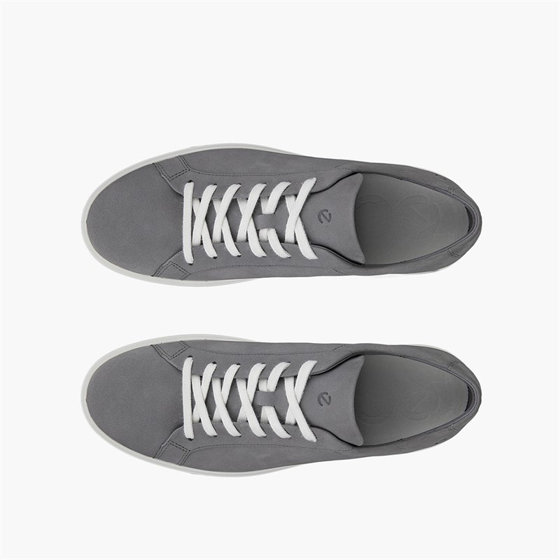 ECCO Mens Soft 760 Trainers Steel - Image 4
