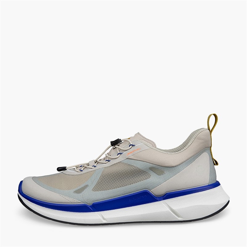 ECCO Mens Biom 2.2 Speedlace Trainers Gravel/Blue Bell/Virtual - Image 1