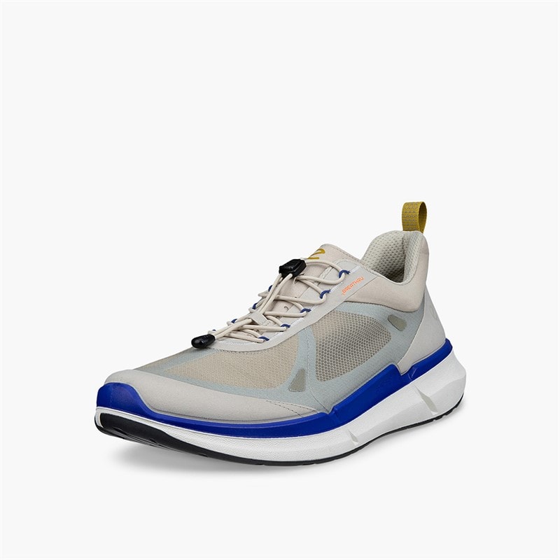 ECCO Mens Biom 2.2 Speedlace Trainers Gravel/Blue Bell/Virtual - Image 2