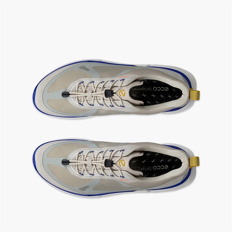 ECCO Mens Biom 2.2 Speedlace Trainers Gravel/Blue Bell/Virtual - Image 4