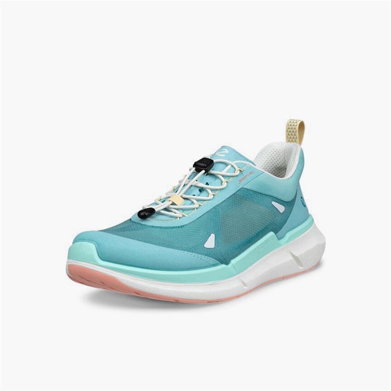 ECCO Womens Biom 2.2 Breathru Speedlace Trainers Aquatic/Pagoda Blue/Aquatic - Image 2
