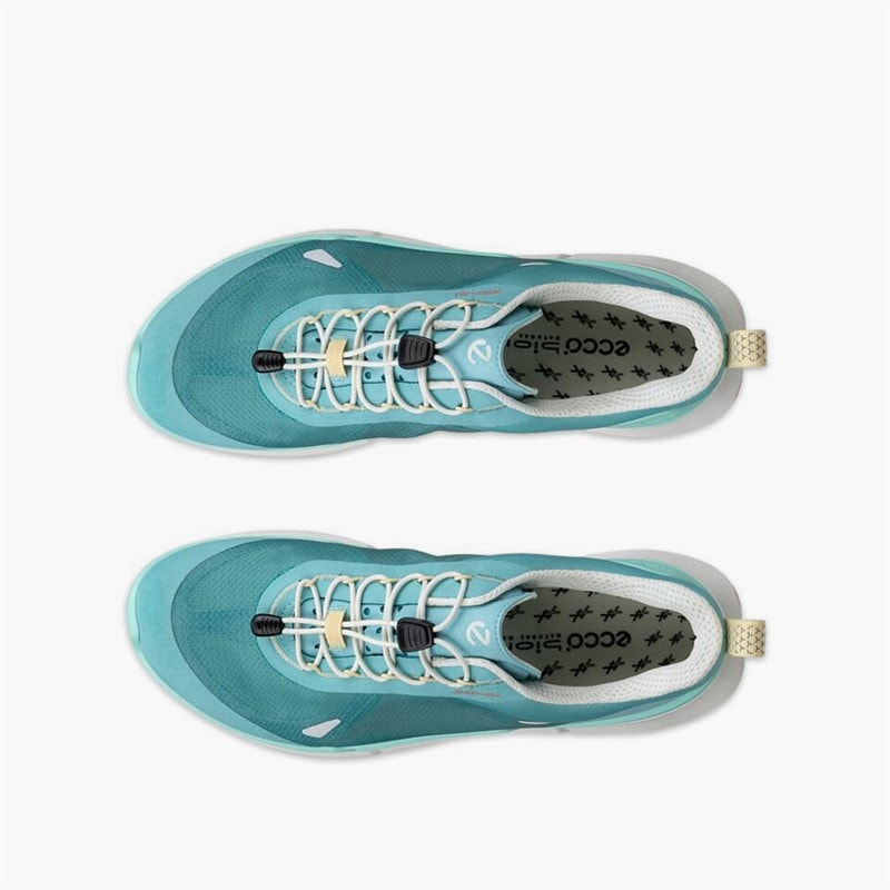 ECCO Womens Biom 2.2 Breathru Speedlace Trainers Aquatic/Pagoda Blue/Aquatic - Image 4