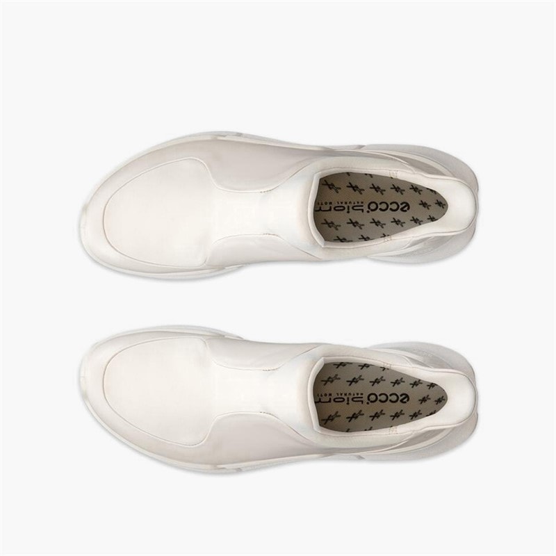 ECCO Womens Biom 2.2 Slip On Trainers Limestone/Limestone - Image 4