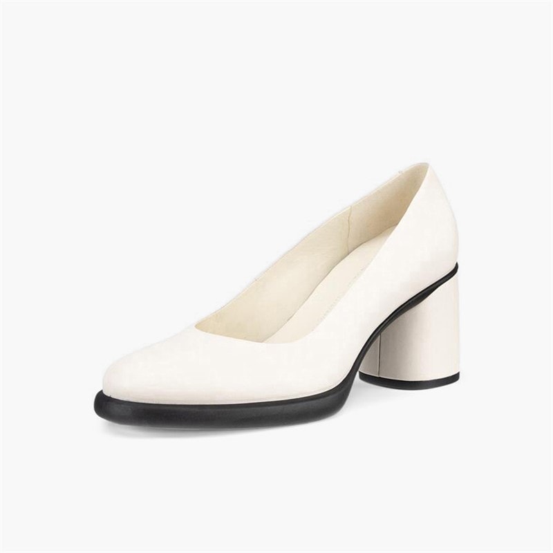 ECCO Womens Sculpted LX Heeled Pumps Limestone - Image 2