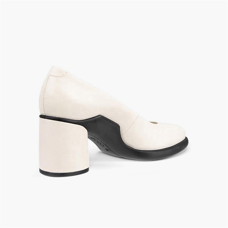 ECCO Womens Sculpted LX Heeled Pumps Limestone - Image 3