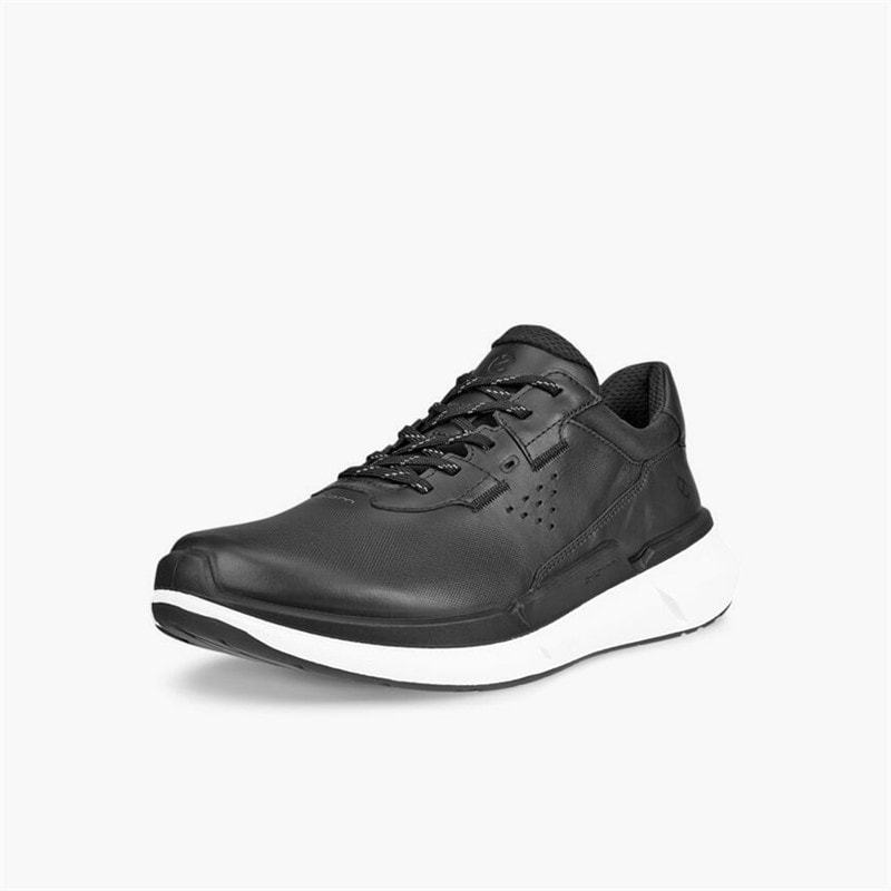 ECCO Womens Biom 2.2 Goretex Leather Trainers Black - Image 2