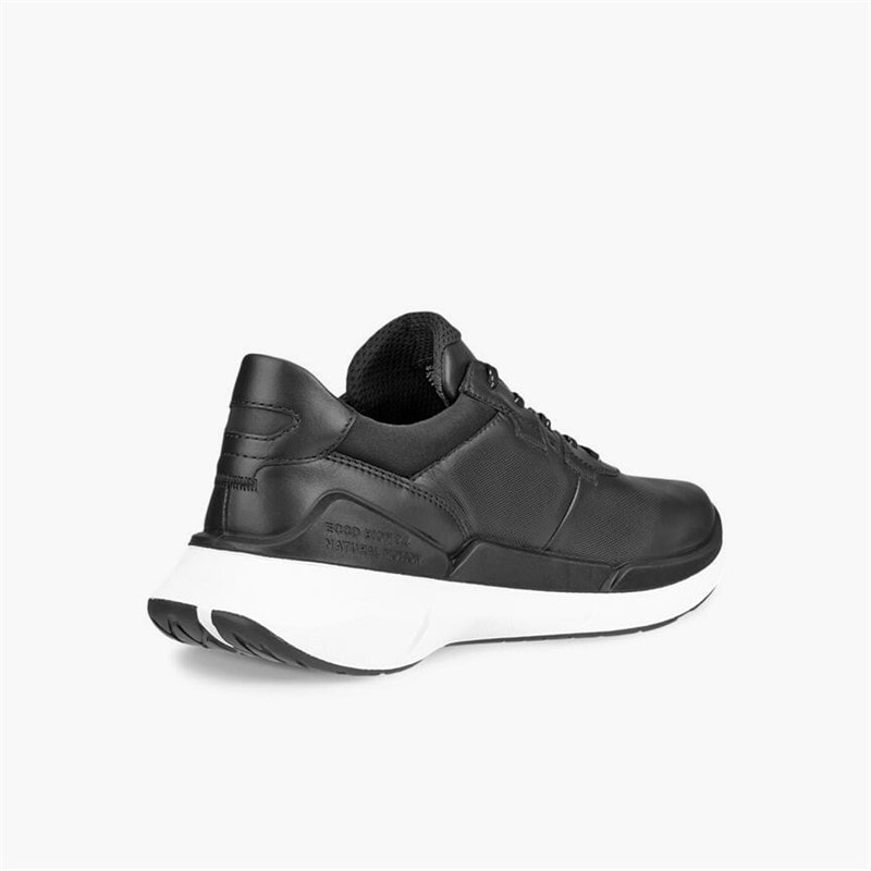 ECCO Womens Biom 2.2 Goretex Leather Trainers Black - Image 3