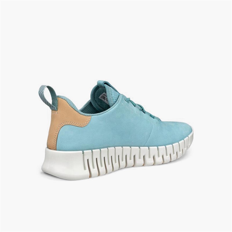 ECCO Womens Gruuv Trainers Aquatic/Powder - Image 3