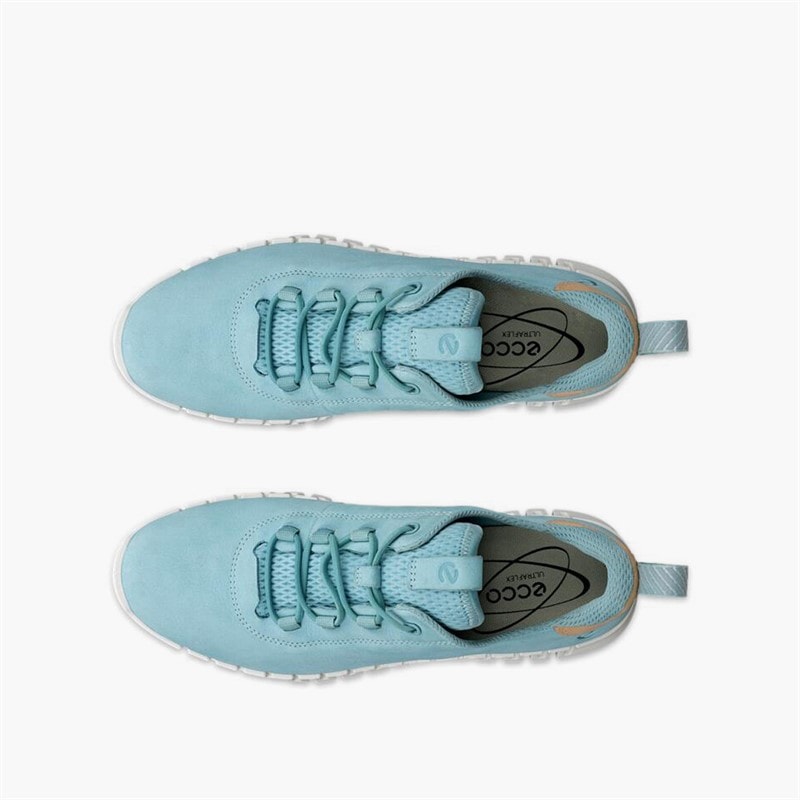 ECCO Womens Gruuv Trainers Aquatic/Powder - Image 4
