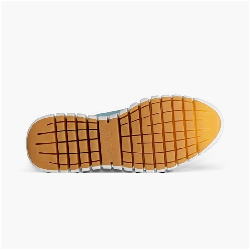 ECCO Womens Gruuv Trainers Aquatic/Powder - Image 5