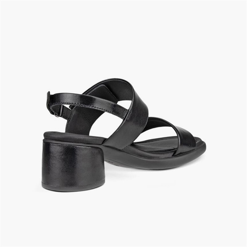 ECCO Womens Sculpted LX Leather Heeled Sandals Black - Image 3