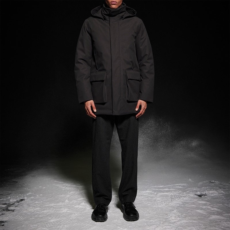 Elvine Mens Kean Pet Poly Bonded 5K Jacket Black - Image 1