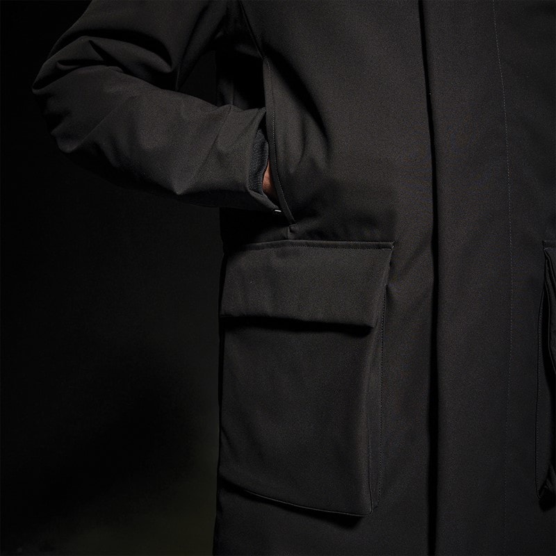 Elvine Mens Kean Pet Poly Bonded 5K Jacket Black - Image 3