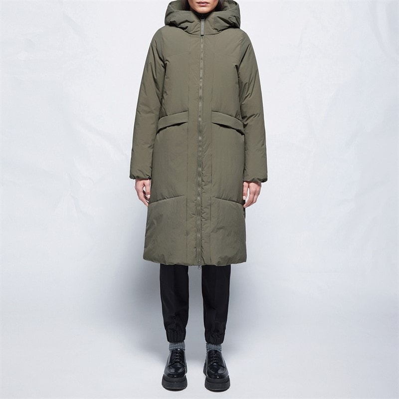 Elvine Womens Eliza Light Weight Taslan 5K Jacket Dusk Olive - Image 1