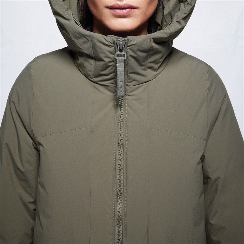 Elvine Womens Eliza Light Weight Taslan 5K Jacket Dusk Olive - Image 3