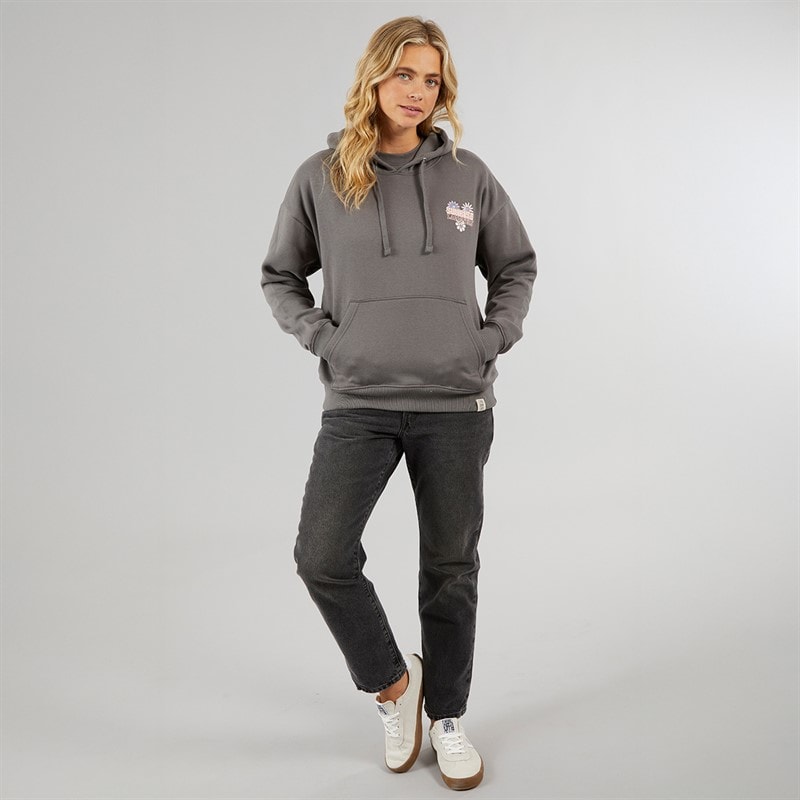 Lagooners Womens Festival Hoodie Charcoal - Image 4