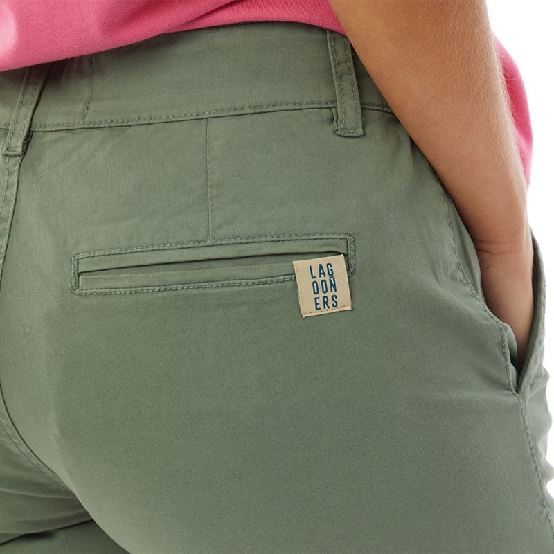 Lagooners Womens Billie Shorts Khaki - Image 3