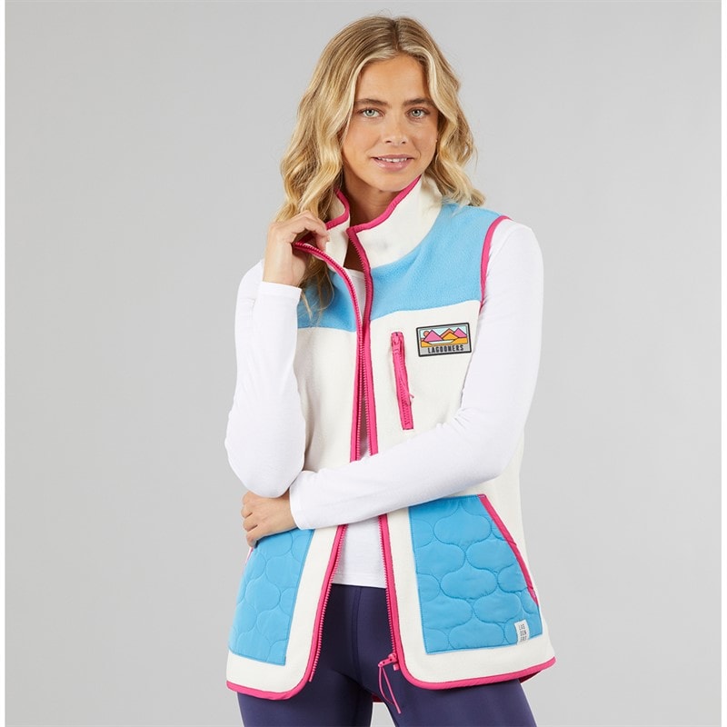Lagooners Womens Ullswater Borg Gilet Multi - Image 1