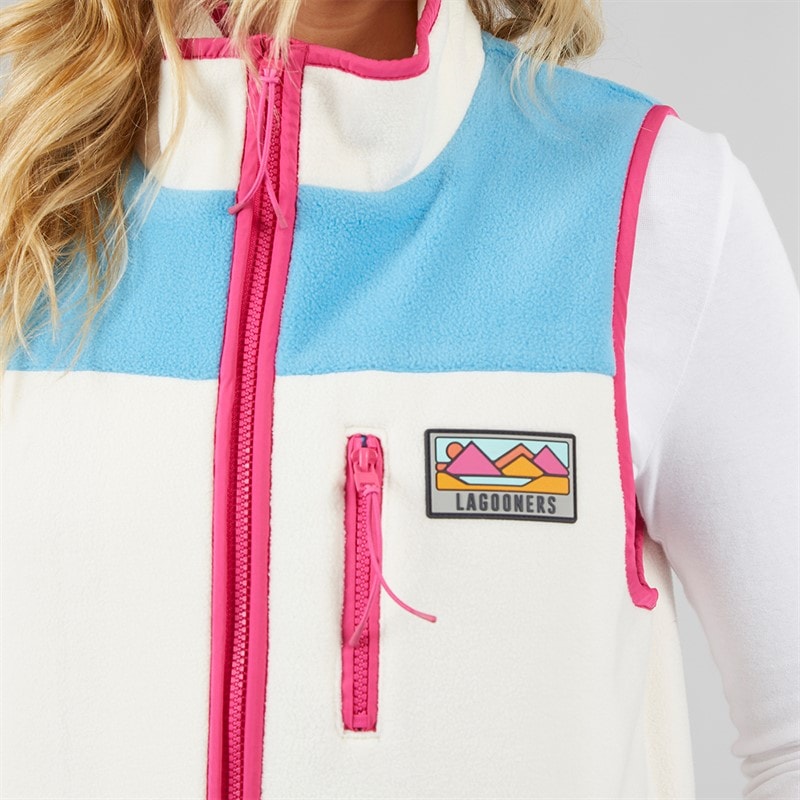 Lagooners Womens Ullswater Borg Gilet Multi - Image 3