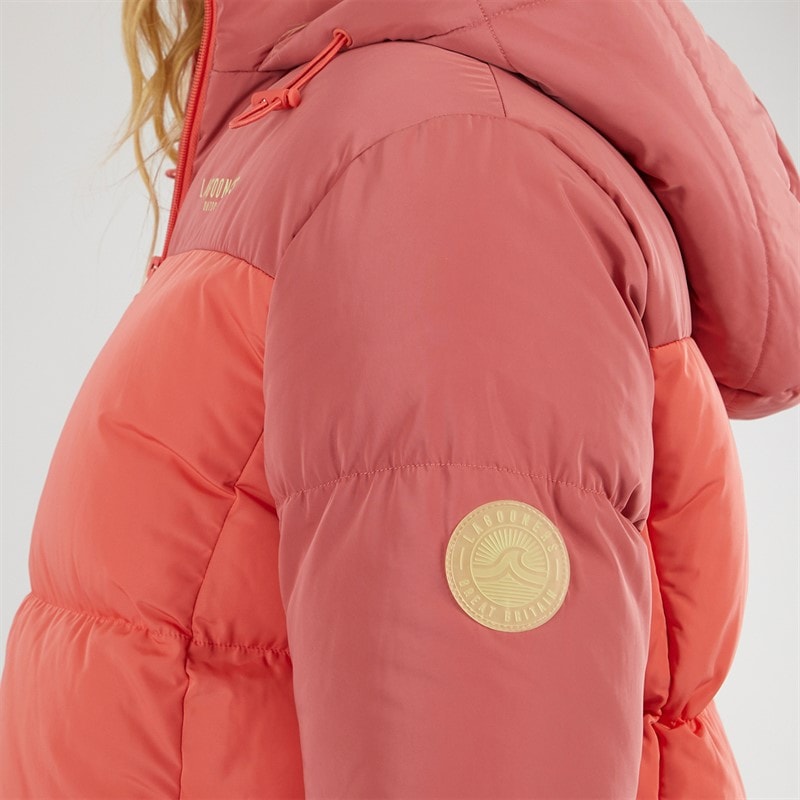 Lagooners Womens St Agnes Short Puffer Jacket Red - Image 3