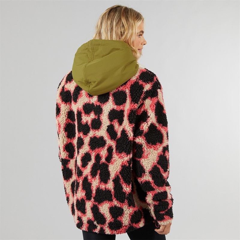 Lagooners Womens Myleene OTH Borg Jacket Multi - Image 2