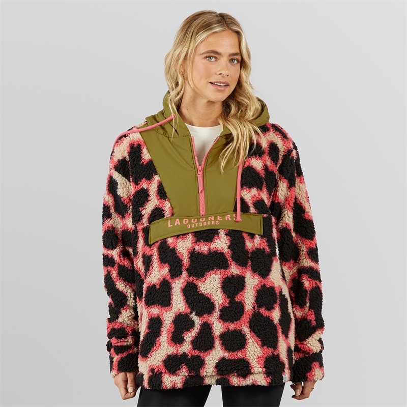 Lagooners Womens Myleene OTH Borg Jacket Multi - Image 5