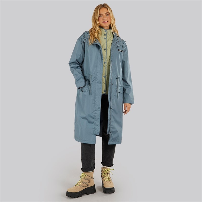 Lagooners Womens Eskdale 2-In-1 Coat Navy/Green - Image 4