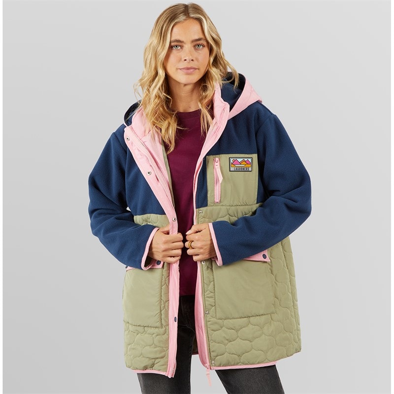 Lagooners Womens Daley Parka Jacket Multi - Image 1