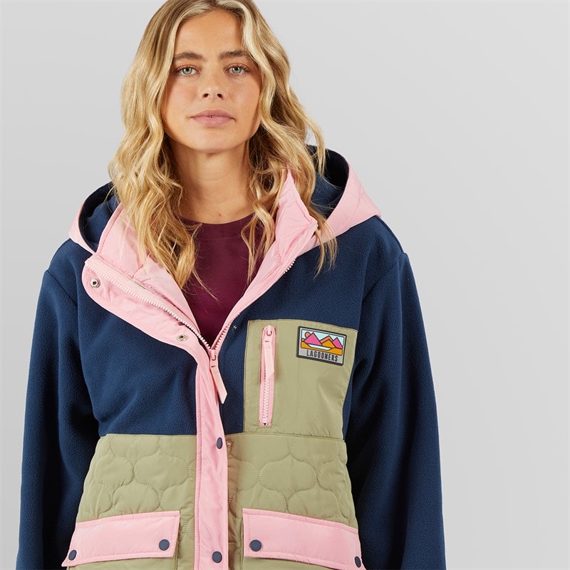 Lagooners Womens Daley Parka Jacket Multi - Image 3