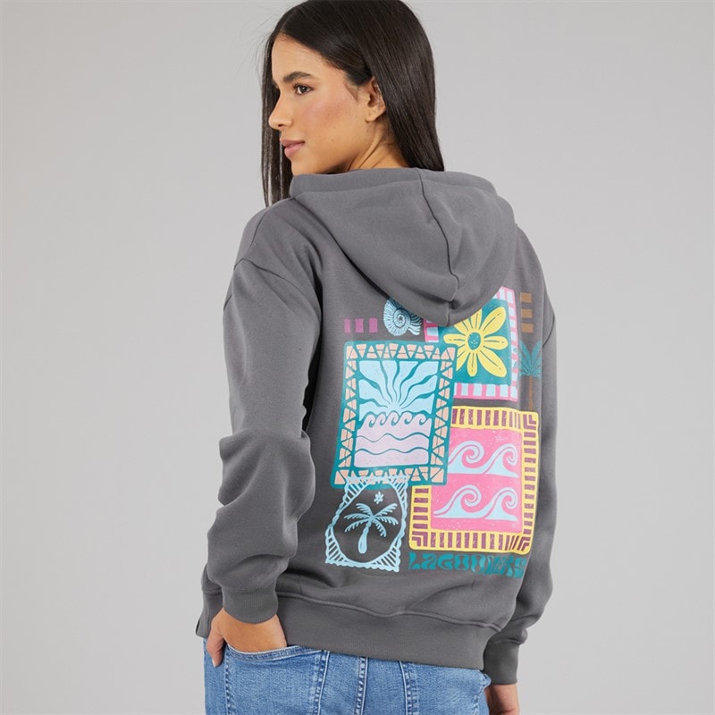 Lagooners Womens Little Sedge Hoodie Charcoal